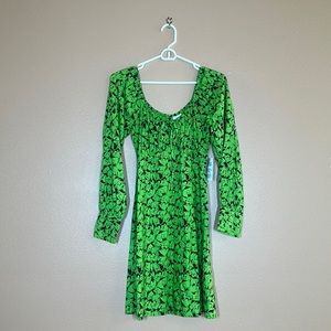 Green summer dress
